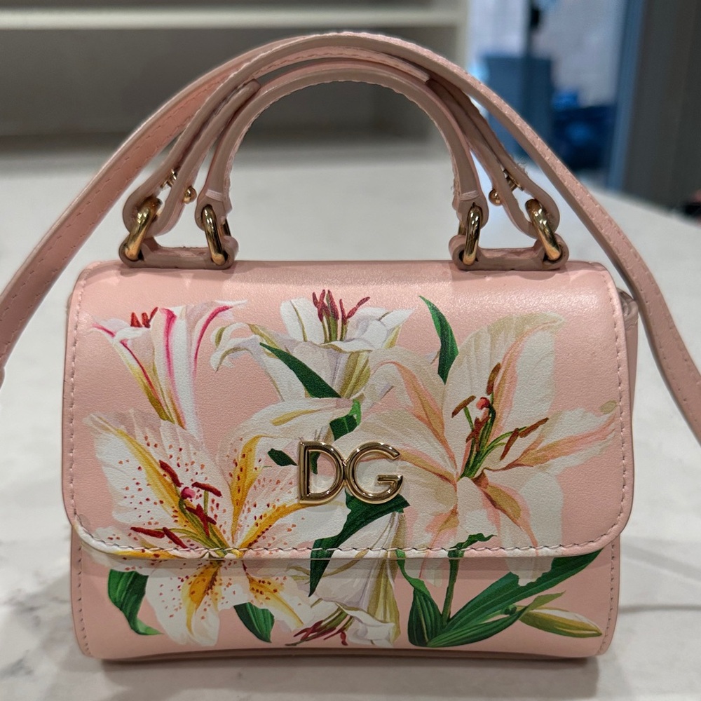 Dolce & Gabbana Pink Floral Mini Bag